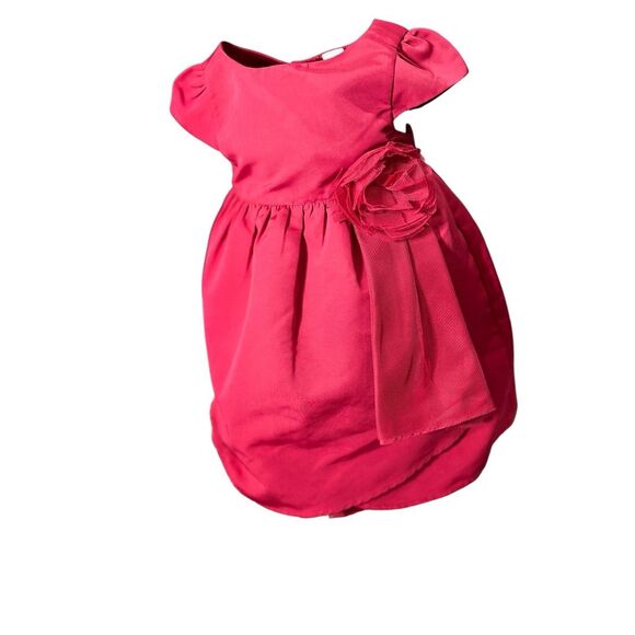 Baby Gap Elegant Red Dress Size 12-18 Months Holiday Party Christmas Simple - Picture 6 of 10